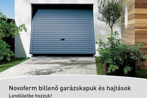 Novoferm billenő garázskapuk és hajtások