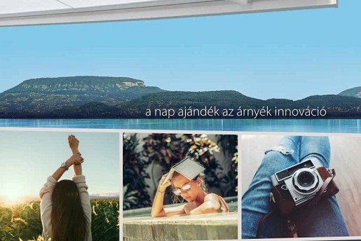 Umbroll könyökkaros napellenzők