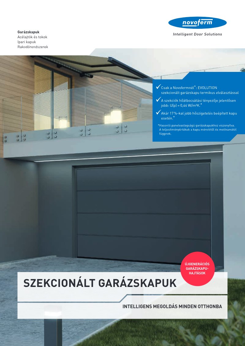 Sectional garage doors