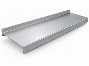 260 mm deep extruded aluminium window sill