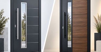 Entrance door panels