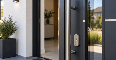 Entrance door handle