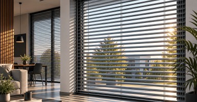 External venetian blinds